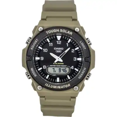 Casio Standard Analog Digital Resin Strap Black Dial Solar AQ-S820W-5AV 100M Men's Watch