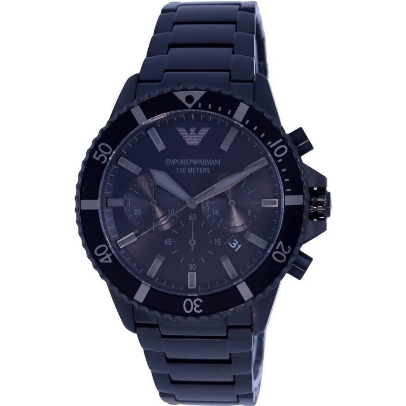 Emporio Armani Chronograph Stainless Steel Quartz AR11363 100M Men's Watch