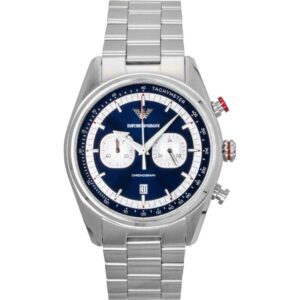 Emporio Armani Racer Chronograph Stainless Steel Blue Dial Quartz AR11676 Men's Watch