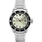 Emporio Armani World Explorer Stainless Steel Grey Dial Quartz AR11683 100M Men's Watch