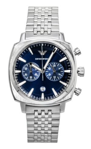 Emporio Armani Chronograph Stainless Steel Blue Dial Quartz AR11688 Men's Watch