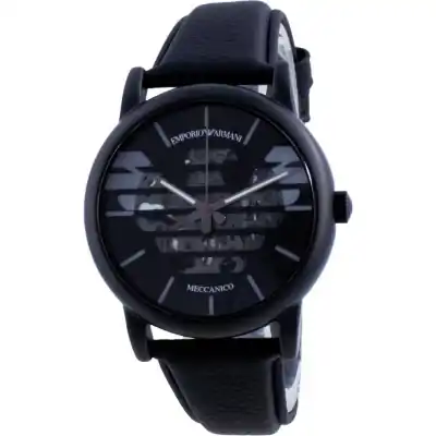 Emporio Armani Luigi Skeleton Leather Automatic AR60032 Men's Watch