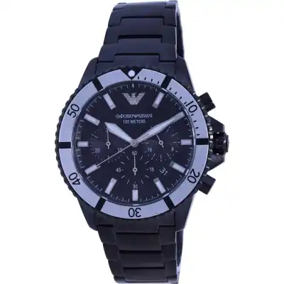 Emporio Armani Diver Chronograph Quartz AR80050 100M Men's Watch
