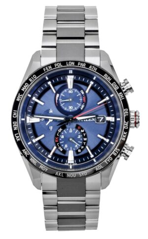 Citizen Attesa Chronograph Radio Controlled Super Titanium Eco-Drive AT8186-51L 100M Men's Watch