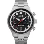 AVI-8 Hawker Hurricane Carey Dual Time Rangoon Black Dial Quartz AV-4088-11 Men's Watch