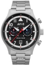 AVI-8 Hawker Hurricane Carey Dual Time Rangoon Black Dial Quartz AV-4088-11 Men's Watch