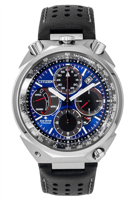 Citizen Promaster Tsuno Chronograph Racer Limited Edition Blue Dial Eco- Drive Diver's AV0088-01L 200M Men's Watch