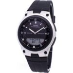 Casio Analog Digital Telememo Illuminator Aw-80-1avdf Aw-80-1av Men's Watch