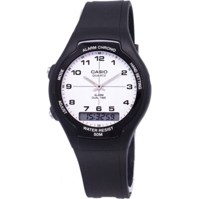 Casio Analog Digital Dual Time Aw-90h-7bvdf Aw90h-7bvdf Men's Watch