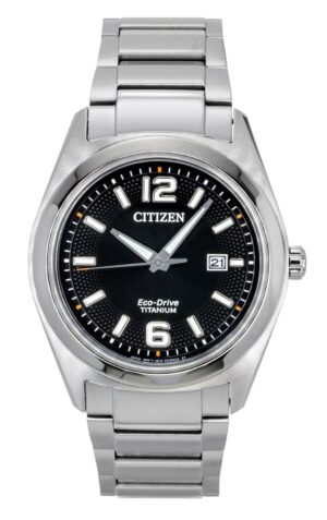 Citizen Super Titanium Black Dial Eco Drive AW1641-81E Men's Watch