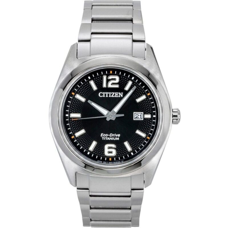 Citizen Super Titanium Black Dial Eco Drive AW1641-81E Men's Watch Citizen Super Titanium Black Dial Eco Drive AW1641-81E Men's Watch