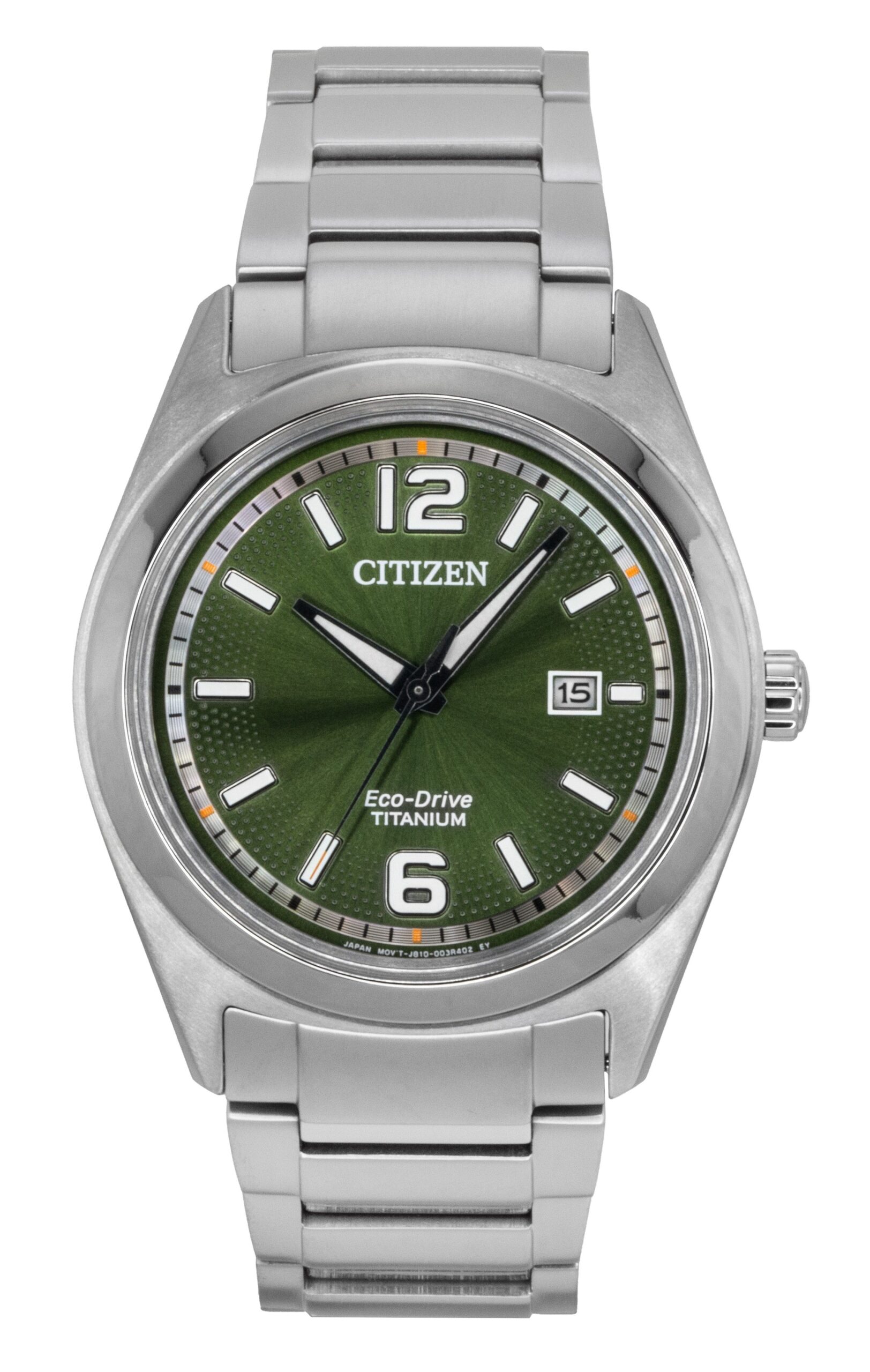 Citizen Eco-Drive Super Titanium Green Dial AW1641-81X Men's Watch