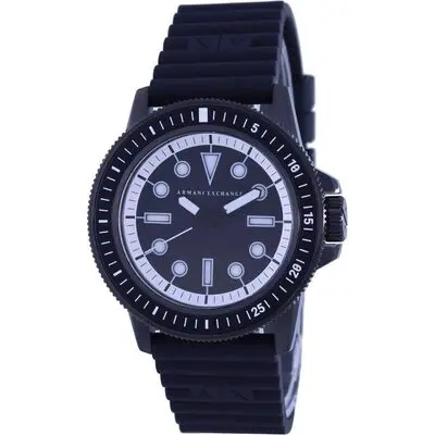 Armani Exchange Leonardo Silicone Strap Quartz AX1852 Men's Watch