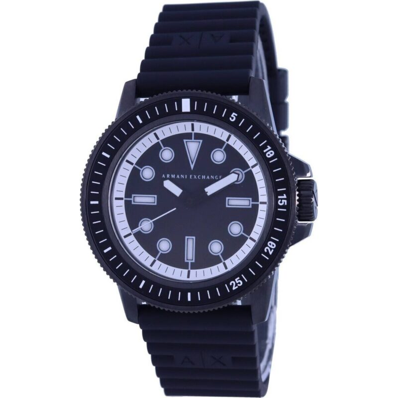 Armani Exchange Leonardo Silicone Strap Quartz AX1852 Men's Watch