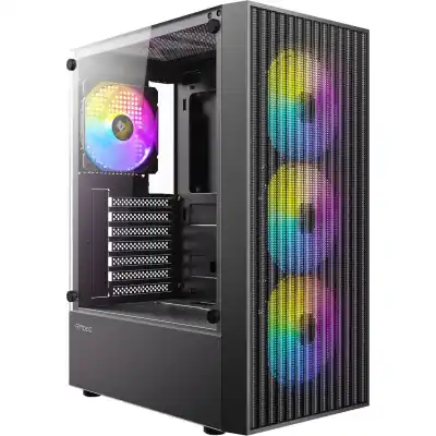Antec AX27 RGB ELITE ATX Gaming Chassis - Black