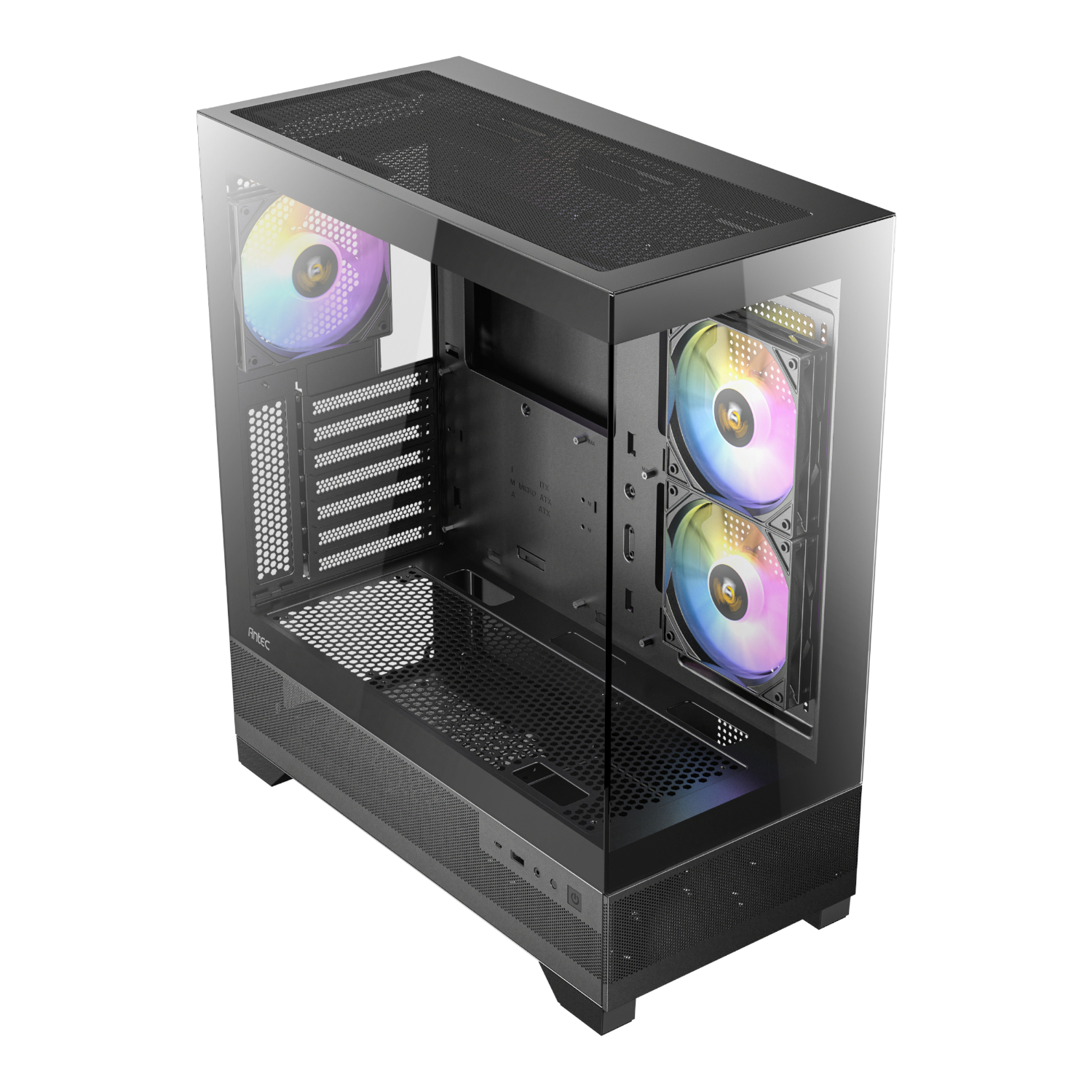 Antec CX700 ARGB ATX | Micro-ATX | ITX ARGB Mid-Tower Gaming Chassis - Black 5 Antec CX700 ARGB ATX | Micro-ATX | ITX ARGB Mid-Tower Gaming Chassis - Black - Image 5
