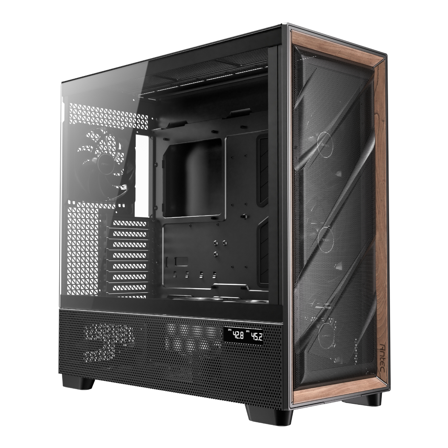 Antec FLUX PRO E-ATX Full Tower Gaming Chassis – Black 1 Antec FLUX PRO E-ATX Full Tower Gaming Chassis – Black