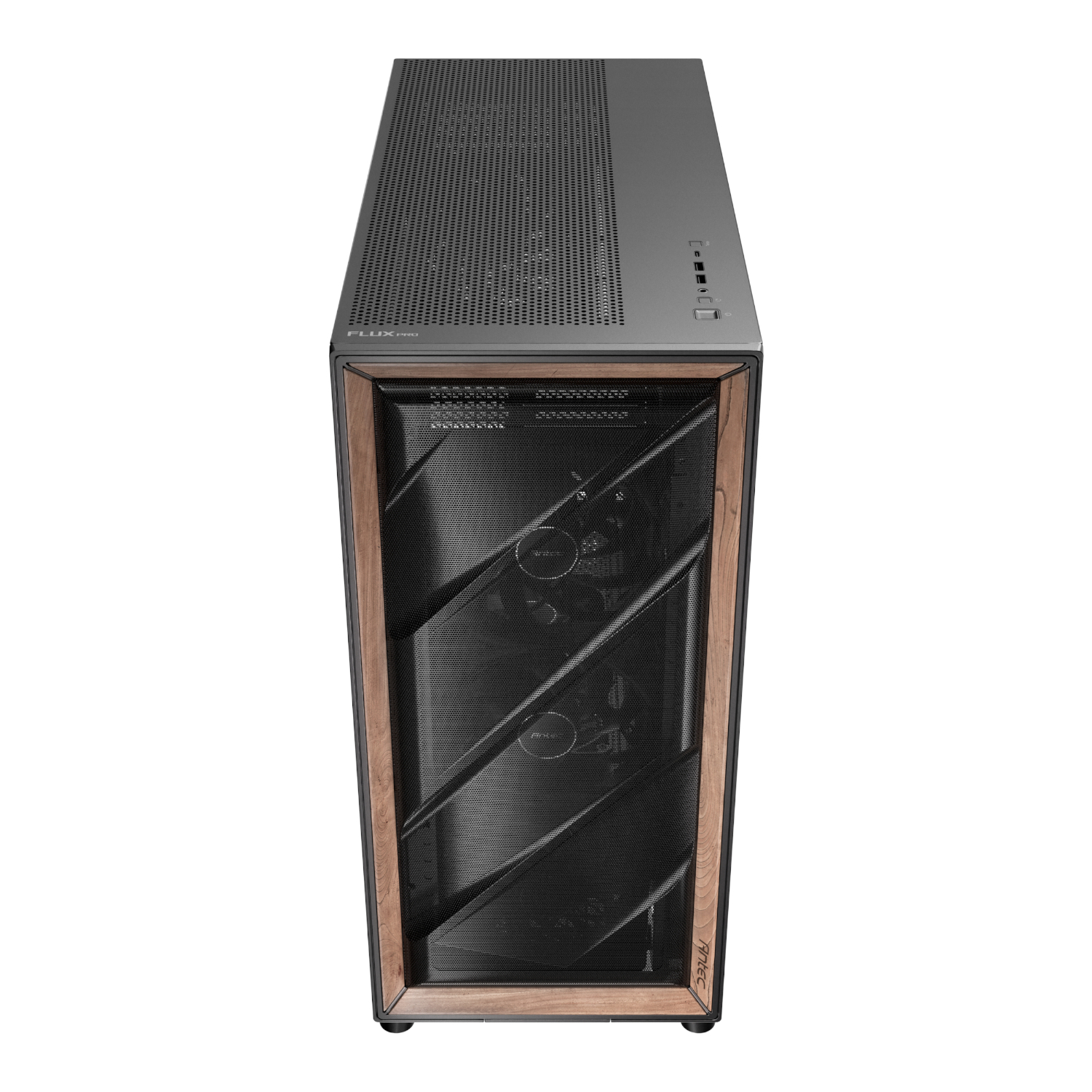 Antec FLUX PRO E-ATX Full Tower Gaming Chassis – Black 4 Antec FLUX PRO E-ATX Full Tower Gaming Chassis – Black - Image 4
