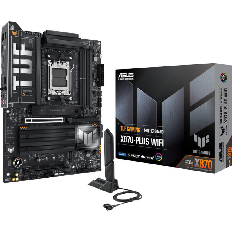 Asus TUF Gaming X870-PLUS WIFI AMD AM5 ATX Gaming Motherboard