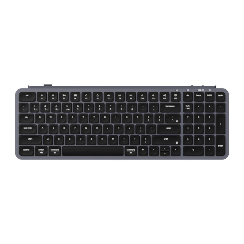 Keychron B2 Pro Ultra-Slim 96% Wireless Keyboard - Space Gray