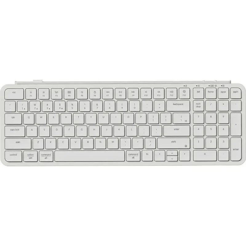 Keychron B2 Pro Ultra-Slim 96% Wireless Keyboard - Ivory White