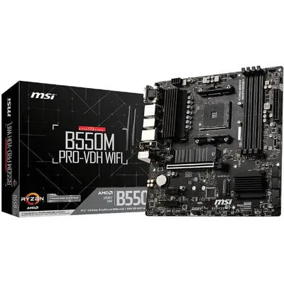MSI B550M PRO-VDH WIFI AMD AM4 MATX Gaming Motherboard
