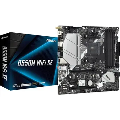 ASRock B550M Wi-Fi SE AMD AM4 m-ATX Motherboard