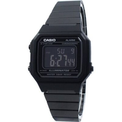 Casio Illuminator Chronograph Alarm Digital B650wb-1b Quartz Unisex Watch