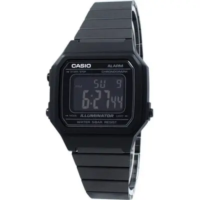 Casio Illuminator Chronograph Alarm Digital B650WB-1B Quartz Unisex Watch