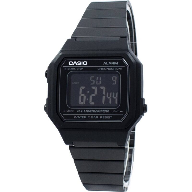 Casio Illuminator Chronograph Alarm Digital B650wb-1b Quartz Unisex Watch