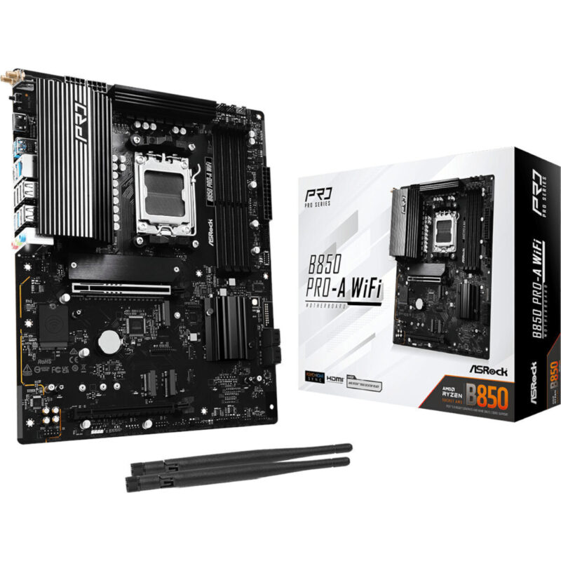 B850-PRO-A-WIFI_ASRock-B850-Pro-A-Wi-Fi-AM5-ATX-Motherboard_wr_01a ASRock B850 Pro-A Wi-Fi AM5 ATX Motherboard