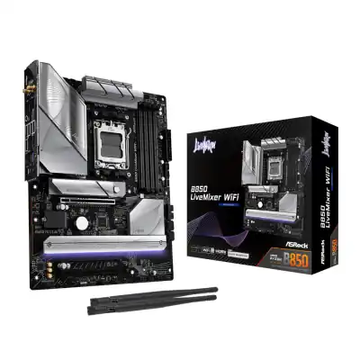 ASRock B850 LiveMixer WiFi AM5 ATX Gaming Motherboard (B850LIVEMIXERWIFI)