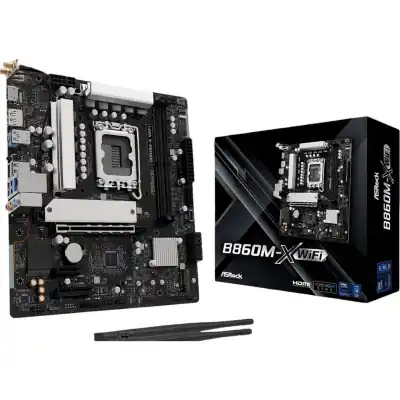 ASRock B860M-X Micro ATX DDR5 Motherboard (PCIe 5 and Wi-Fi 6E)