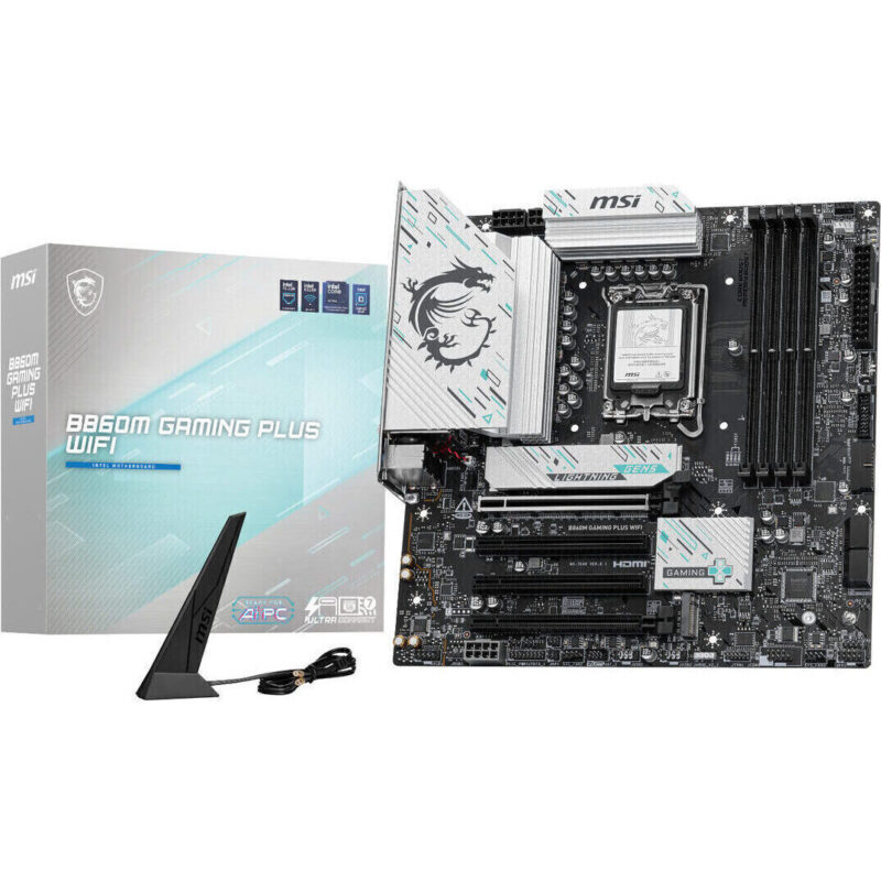 MSI B860M Gaming PLUS WIFI Intel LGA1851 DDR5 M-ATX Motherboard