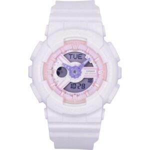 Casio Baby-G Analog Digital Resin Strap Pink Dial Quartz BA-110AH-4A 100M Women's Watch