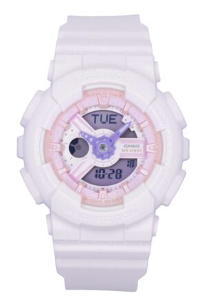 Casio Baby-G Analog Digital Resin Strap Pink Dial Quartz BA-110AH-4A 100M Women's Watch