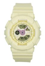 Casio Baby-G Analog Digital Resin Strap Yellow Dial Quartz BA-110AH-9A 100M Women's Watch