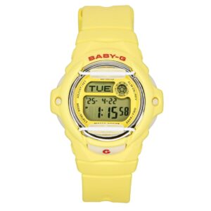Casio Baby-G Digital Yellow Resin Strap Quartz BG-169CH-9 200M Women's Watch