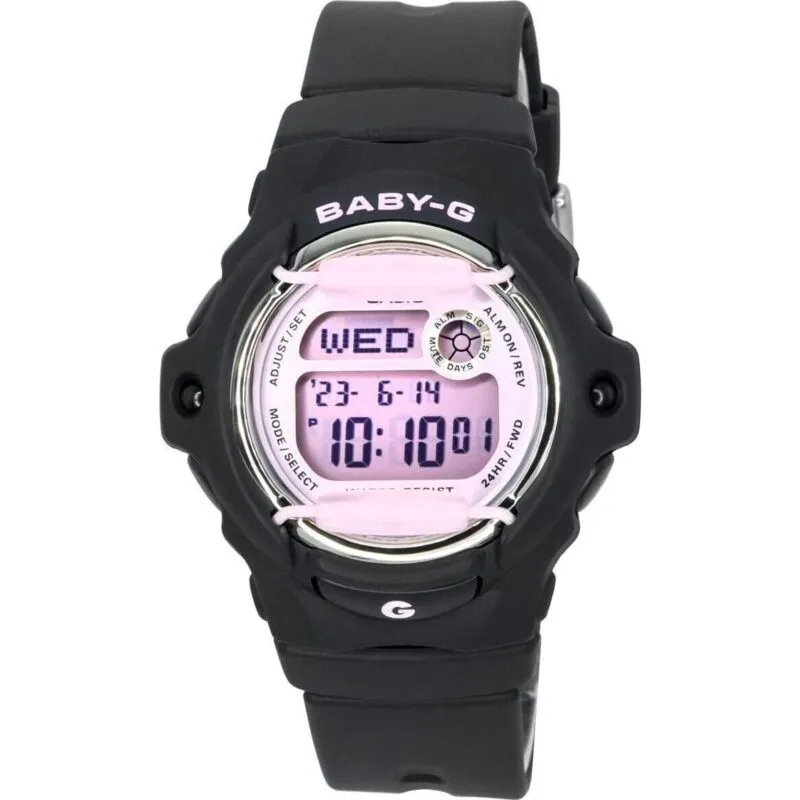 Casio Baby-G Digital Resin Strap Pink Dial Quartz BG-169U-1C 200M Women's Watch