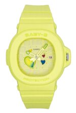 Casio Baby-G Analog Playful Hearts Series Green Dial Quartz BGA-10-3A 100M Women's Watch