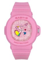 Casio Baby-G Analog Playful Hearts Series Pink Dial Quartz BGA-10-4A 100M Women's Watch