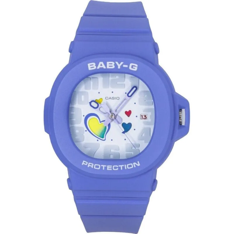 Casio Baby-G Analog Playful Hearts Series White Dial Quartz BGA-10-6A 100M Women's Watch