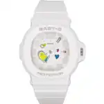 Casio Baby-G Analog Playful Hearts Series White Dial Quartz BGA-10-7A 100M Women's Watch