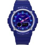 Casio Baby-G Analog Digital Resin Strap Blue Dial Quartz BGA-280DN-2A 100M Women's Watch