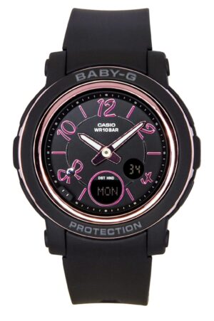Casio Baby-G Analog Digital Resin Strap Black Dial Quartz BGA-290RA-1A 100M Women's Watch