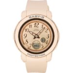 Casio Baby-g Analog Digital Resin Strap Rose Gold Dial Quartz Bga-290sa-4a 100m Women's Watch