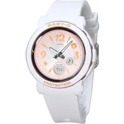 Casio Baby-G Analog Digital Undersea World Resin Strap Orange Dial Quartz BGA-290US-4A 100M Women's Watch