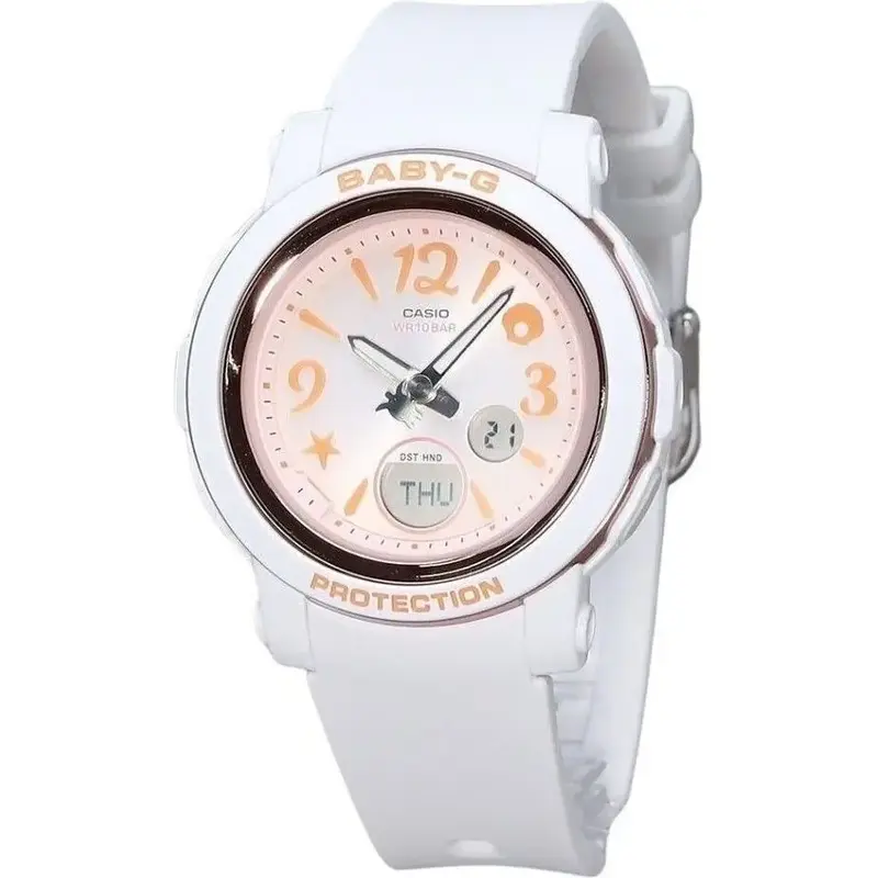 Casio Baby-G Analog Digital Undersea World Resin Strap Orange Dial Quartz BGA-290US-4A 100M Women's Watch