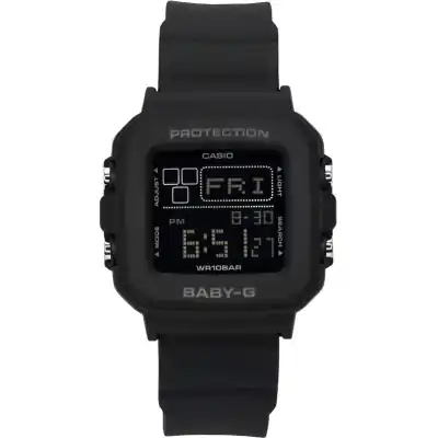 Casio Baby-G Digital Resin Strap Black Dial Quartz BGD-10-1 100M Women's Watch