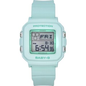 Casio Baby-G Digital Resin Strap Mint Green Dial Quartz BGD-10-3 100M Women's Watch